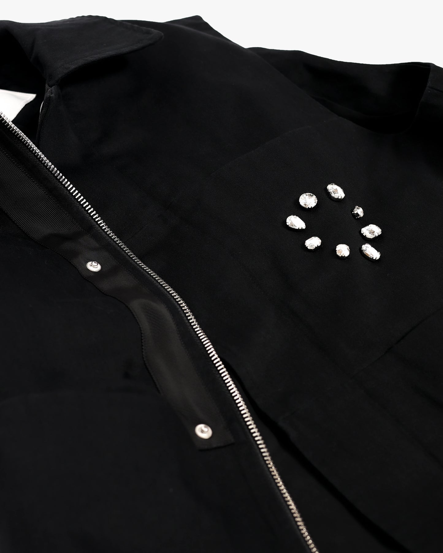 Crystal Detail Lined Vest