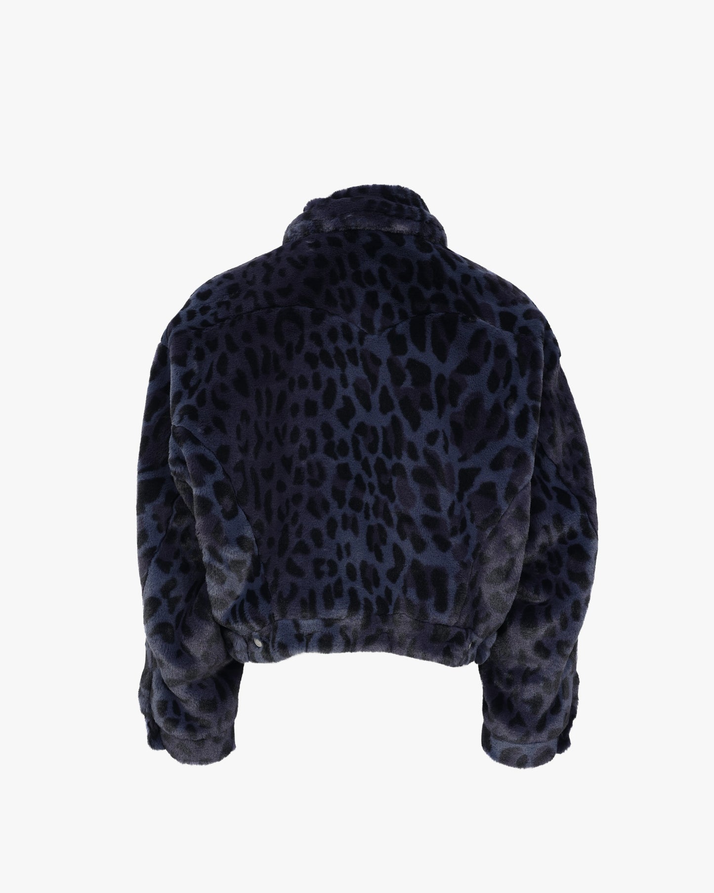 Midnight Leopard Faux-Fur Trucker