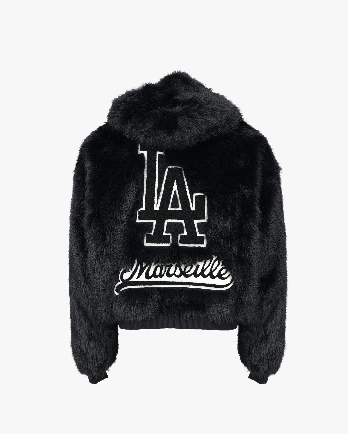 LA Marseille Faux-Fur Hoodie