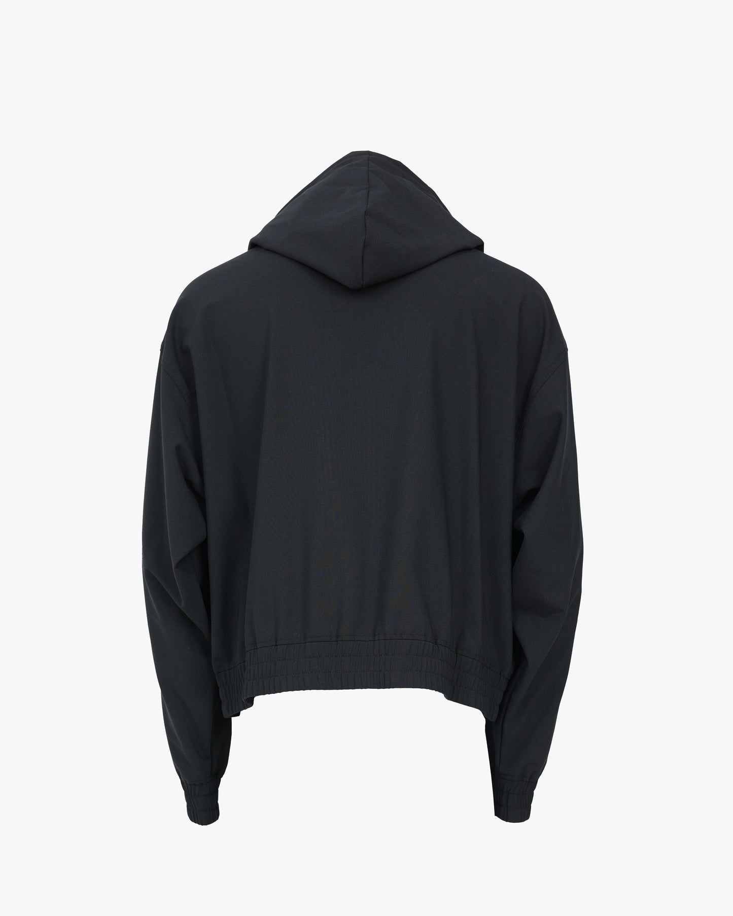 Wool-Blend Suiting Zip Hoodie