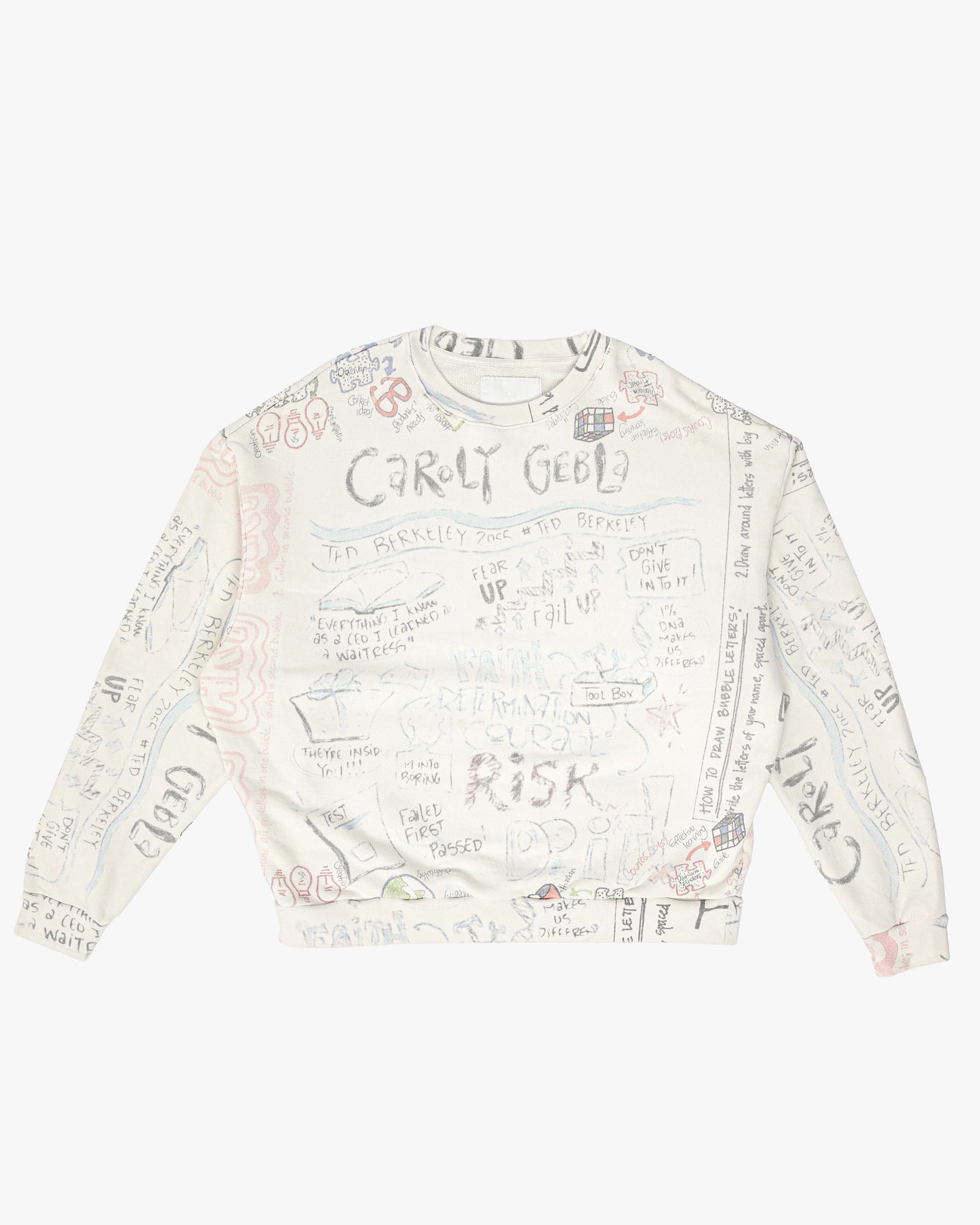 Doodle Print Sweatshirt