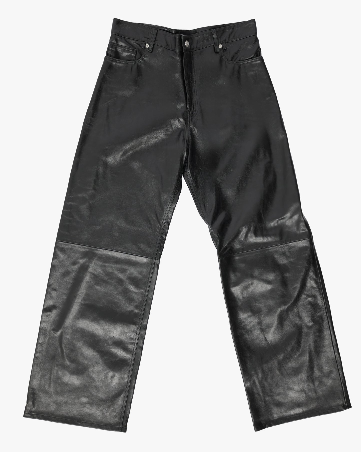 Leather Baggy Pant