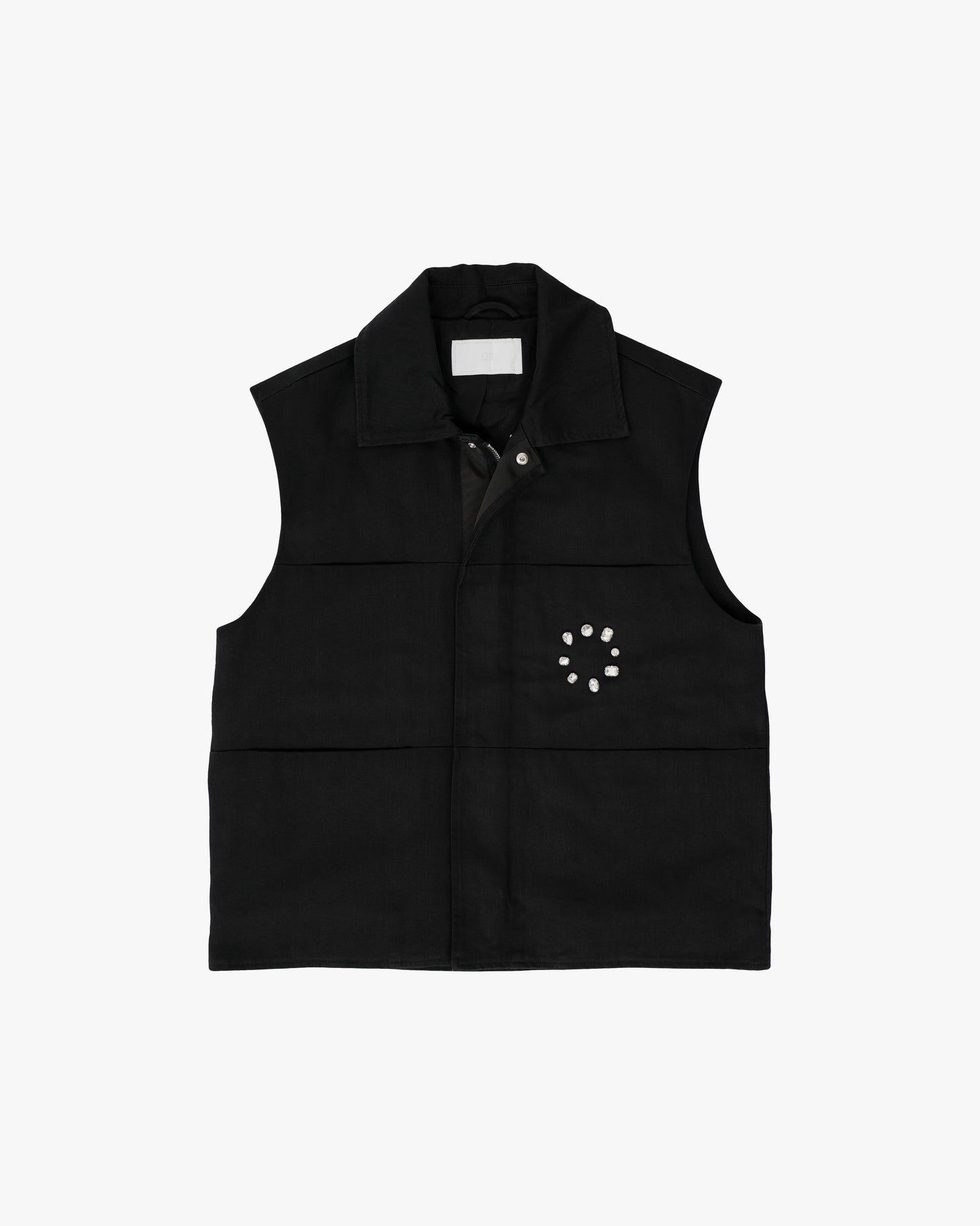 Crystal Detail Lined Vest
